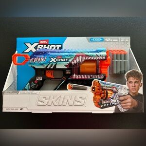 Zuru X-Shot Skins Bite Me Shark Thrasher Blaster